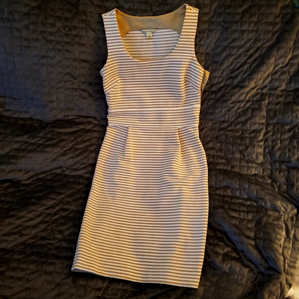 Banana Republic striped sheath